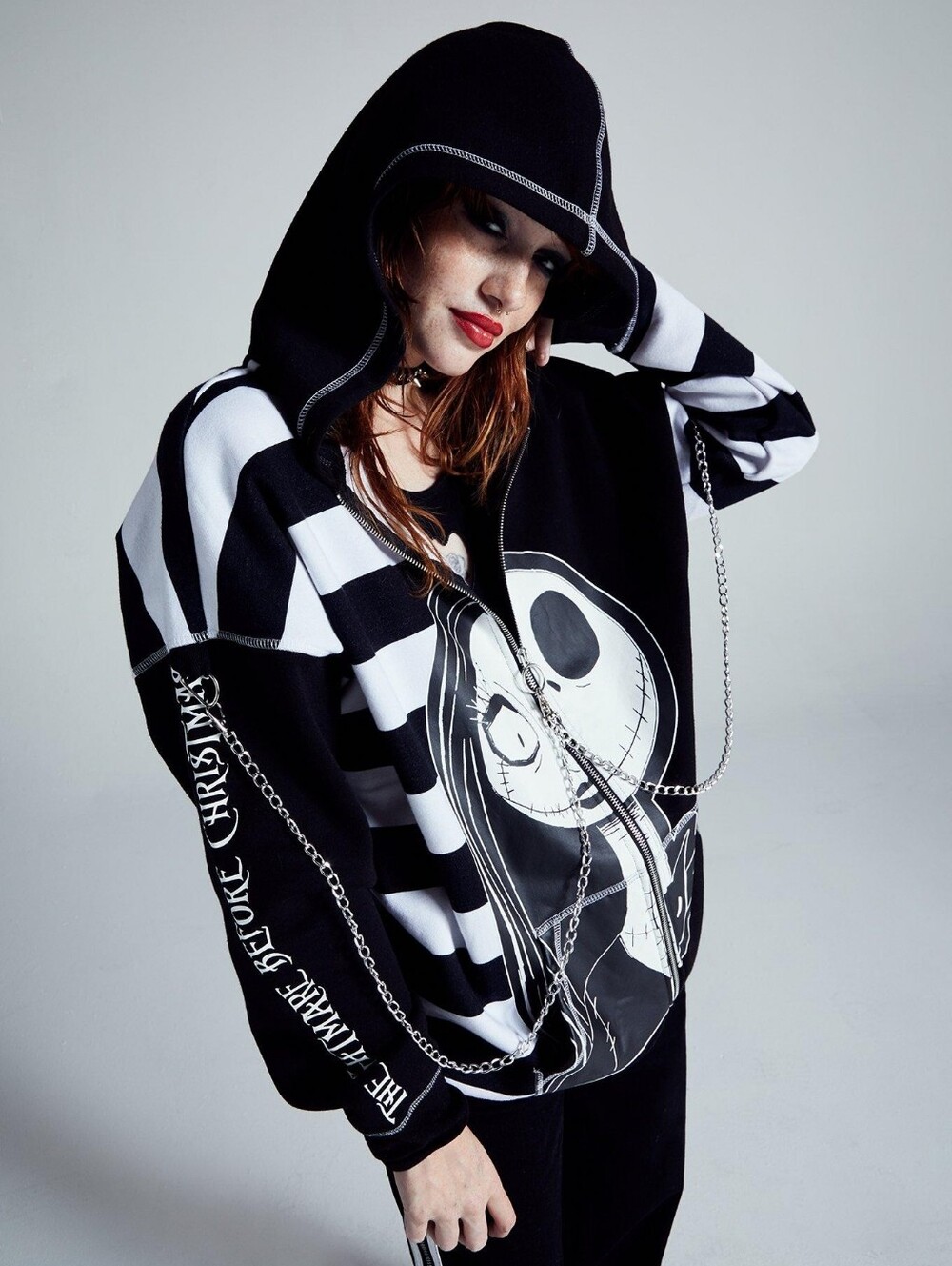 Hot Topic Her Universe Nightmare Before Christmas Hoodie